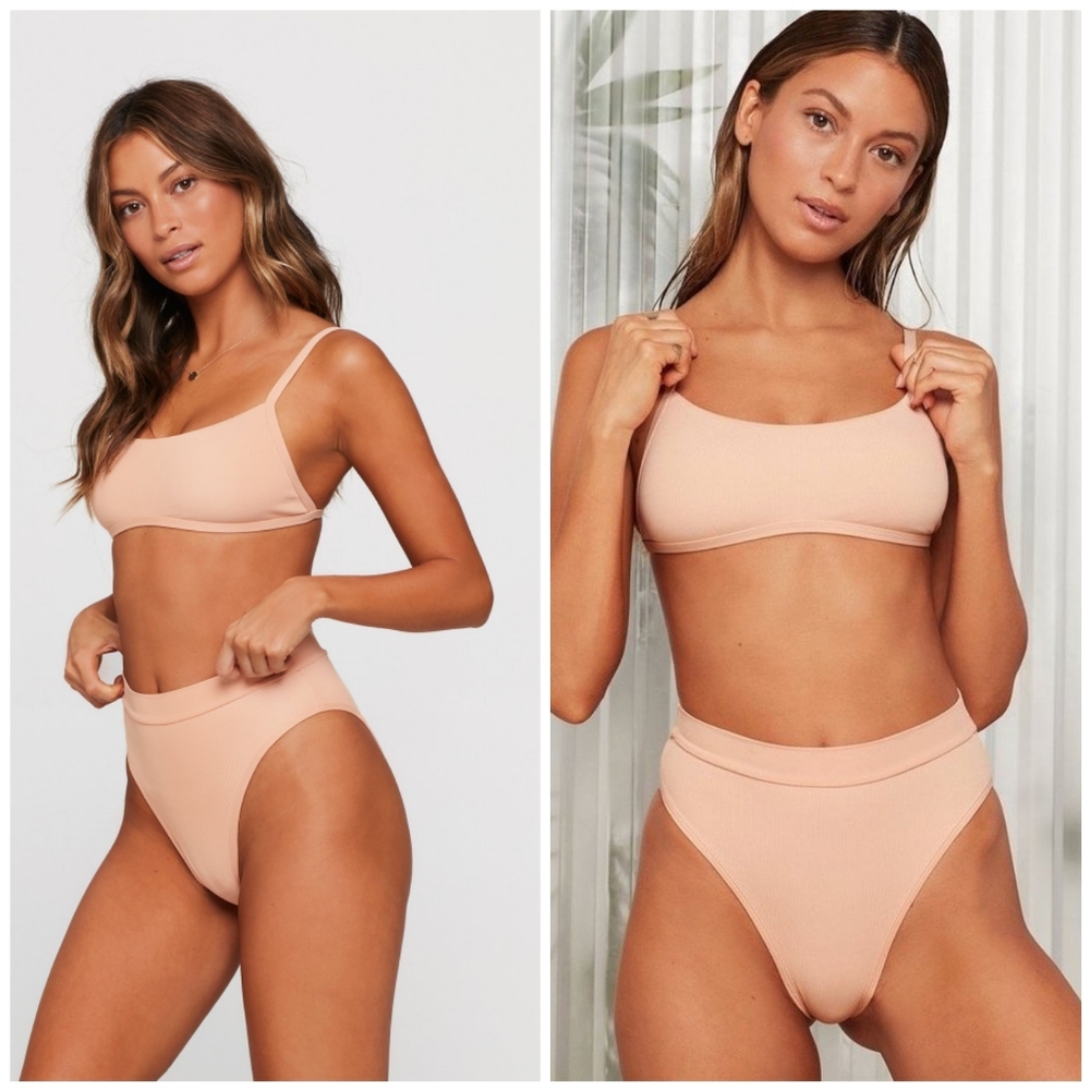 L*Space Gemma Top Frenchi Bottom Bikini High Rise - Picture 2 of 9